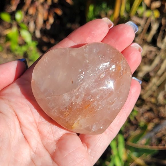 Fire Quartz Crystal Hearts - Picture 6 of 12